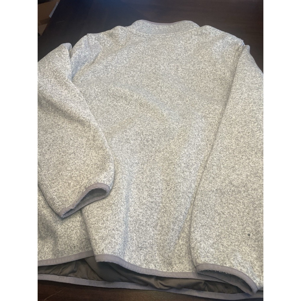 Men's LL Bean Sweater Fleece Pullover Gray 2X - Picture 5 of 5